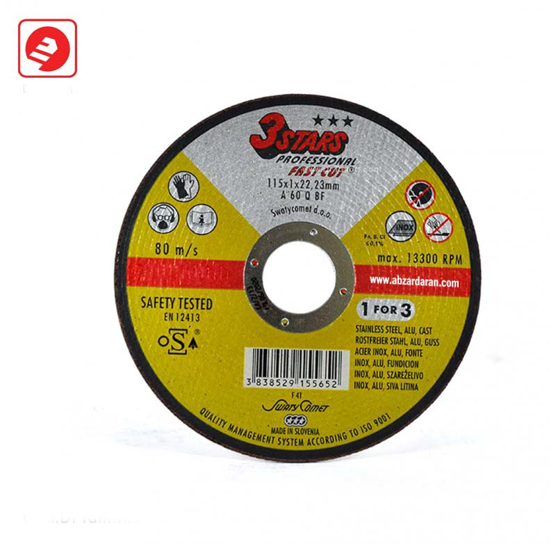 صفحه مینی سنگ استیل بر 115 A 60 Q BF  SPECIAL