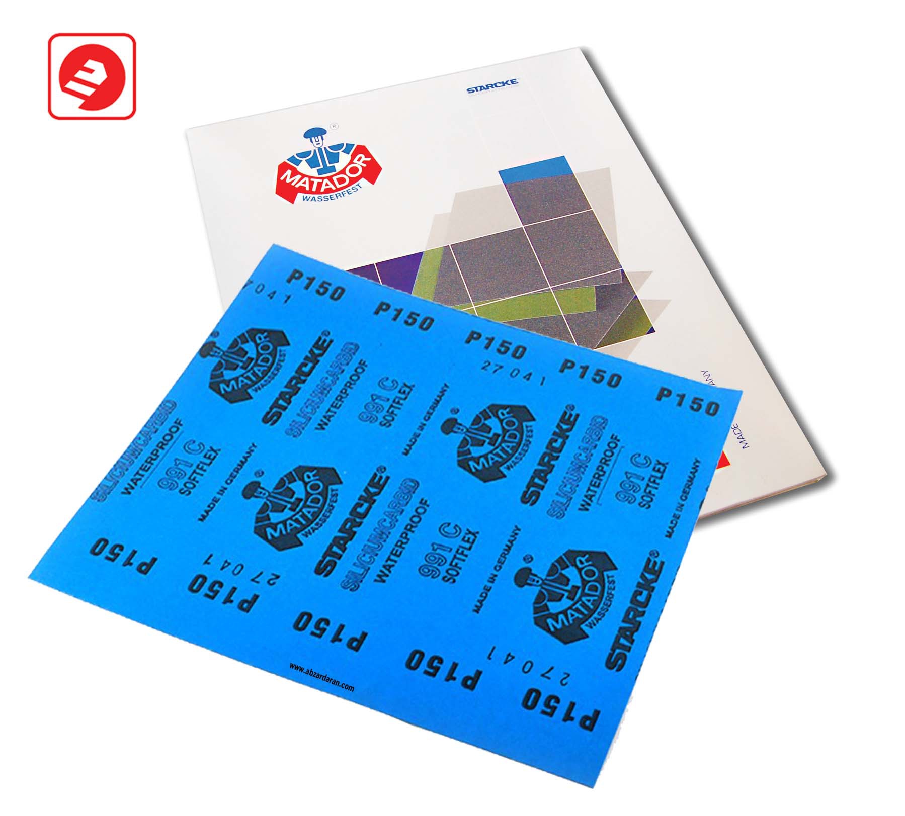 سنباده پوستاب P150 ماتادور P150