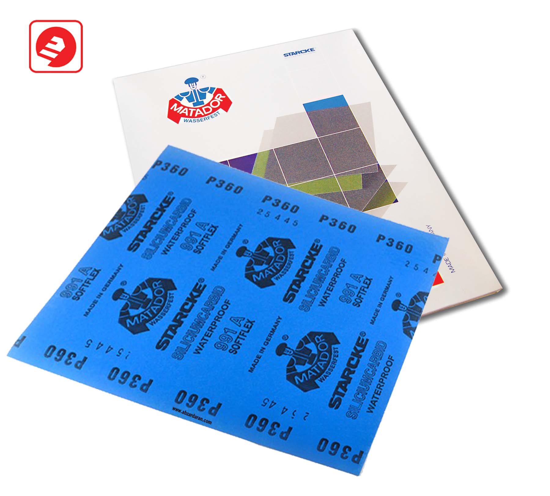 سنباده پوستاب P360 ماتادور P360