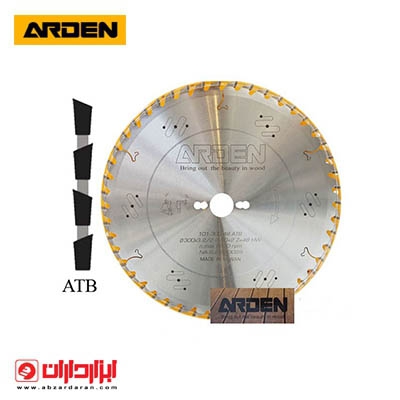  تیغ اره چوب و نئوپان بر 72 دندانه قطر 30 سانت آردن ATB.101.250.72