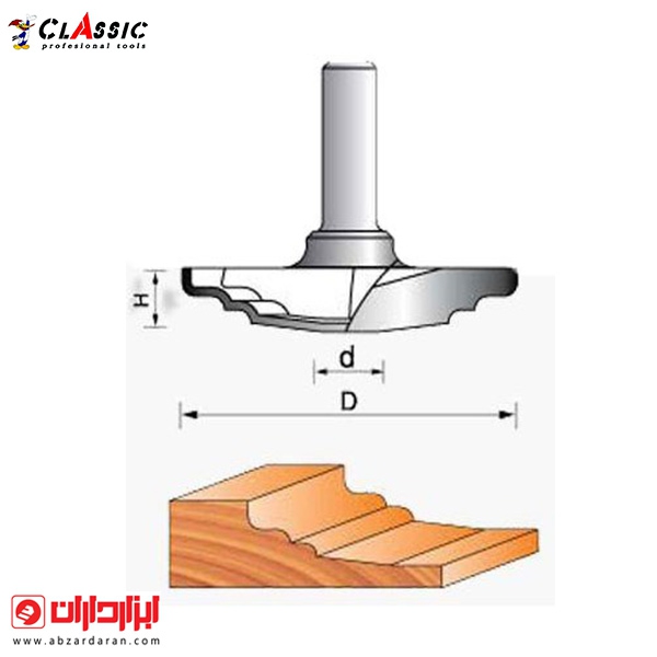 تیغ تونیک CNC قطر 63.50x14.3 کلاسیک 