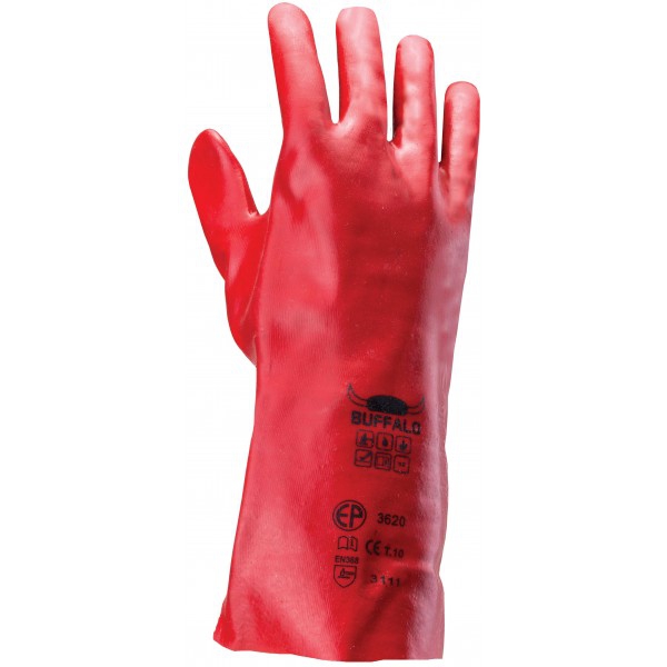 دستکش ضد اسید ساق بلند بوفالو مدل B 1151  B 1151 