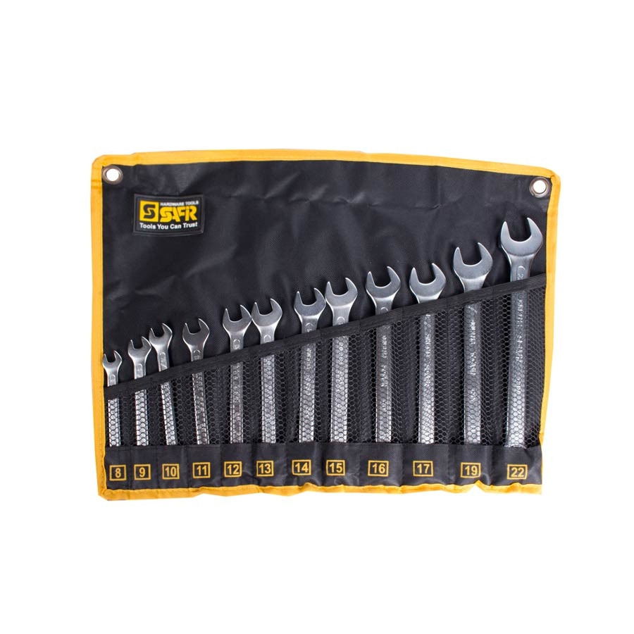  ست 12 عددی آچار یک سرتخت - یک سررینگ سفیر SAFIR8-22