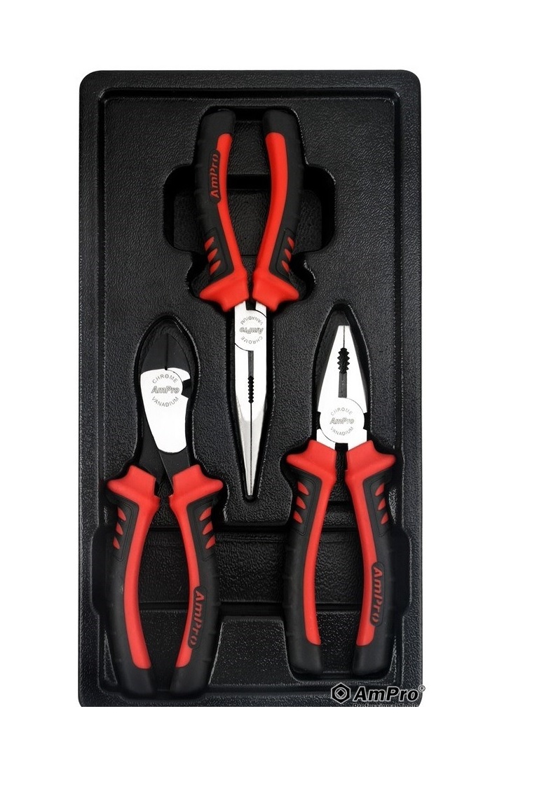 ست 3 تایی انبردست-دمباریک-سیم چین T28952