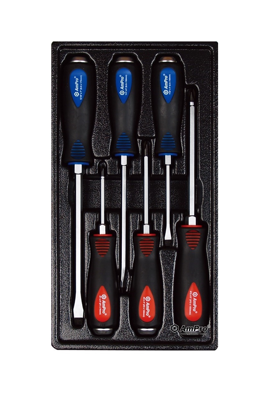 ست 6 عددی پیچگوشتی ضربه خور آچار خور  T32185