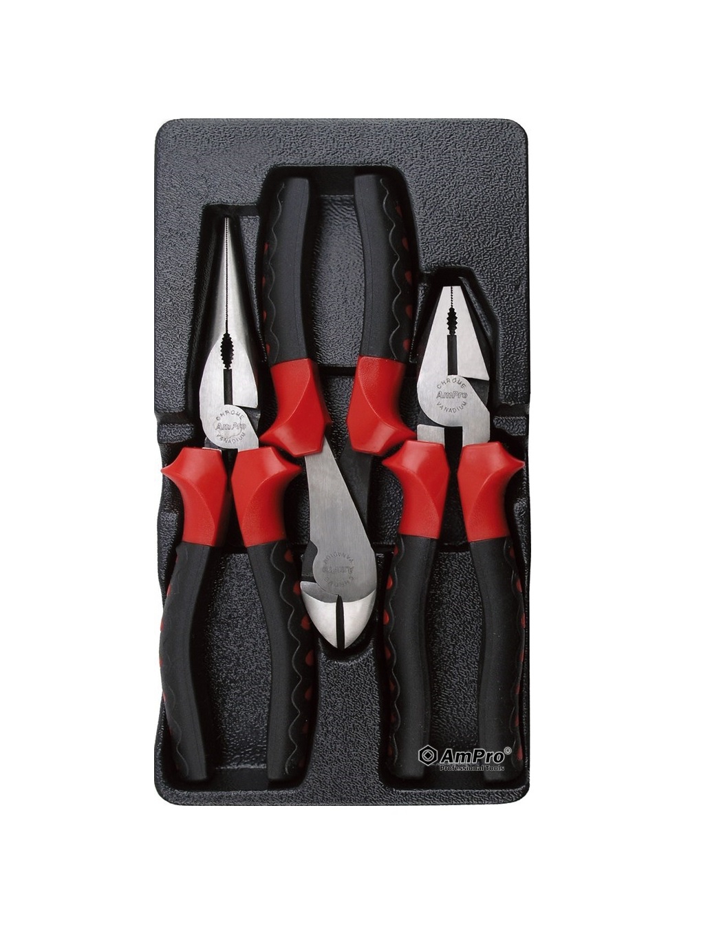 ست 3 تایی انبردست-دمباریک-سیم چین آلمانی T28392