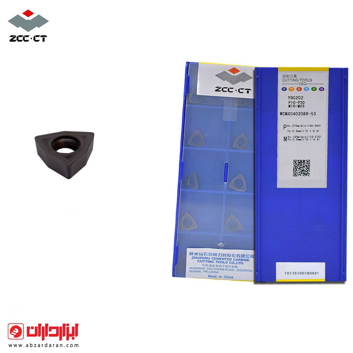 الماسه ZCC مدل WCMX03  WCMX030208R-53-YBG202