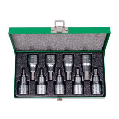  ست سری بکس درایو 1/2 اینچ 9 عددی ستاره ای تاپ تول