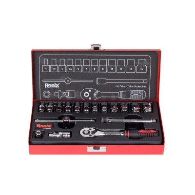  ست بکس 17 عددی درایو 1/4 اینچ رونیکس