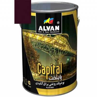 رنگ روغنی براق قرمز 20 کیلویی الوان