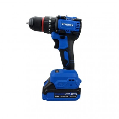 پیچ گوشتی شارژی براشلس ویوارکس مدل  VR2010V_BL 20 ولت صنعتی